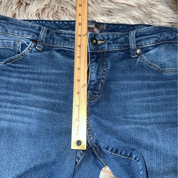 Torrid high rise slim boot vintage stretch women’s blue jeans - Picture 7 of 11